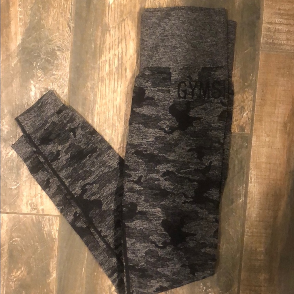 Gymshark Camo Seamless Leggings- Black